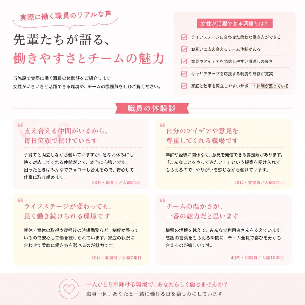 職員の声