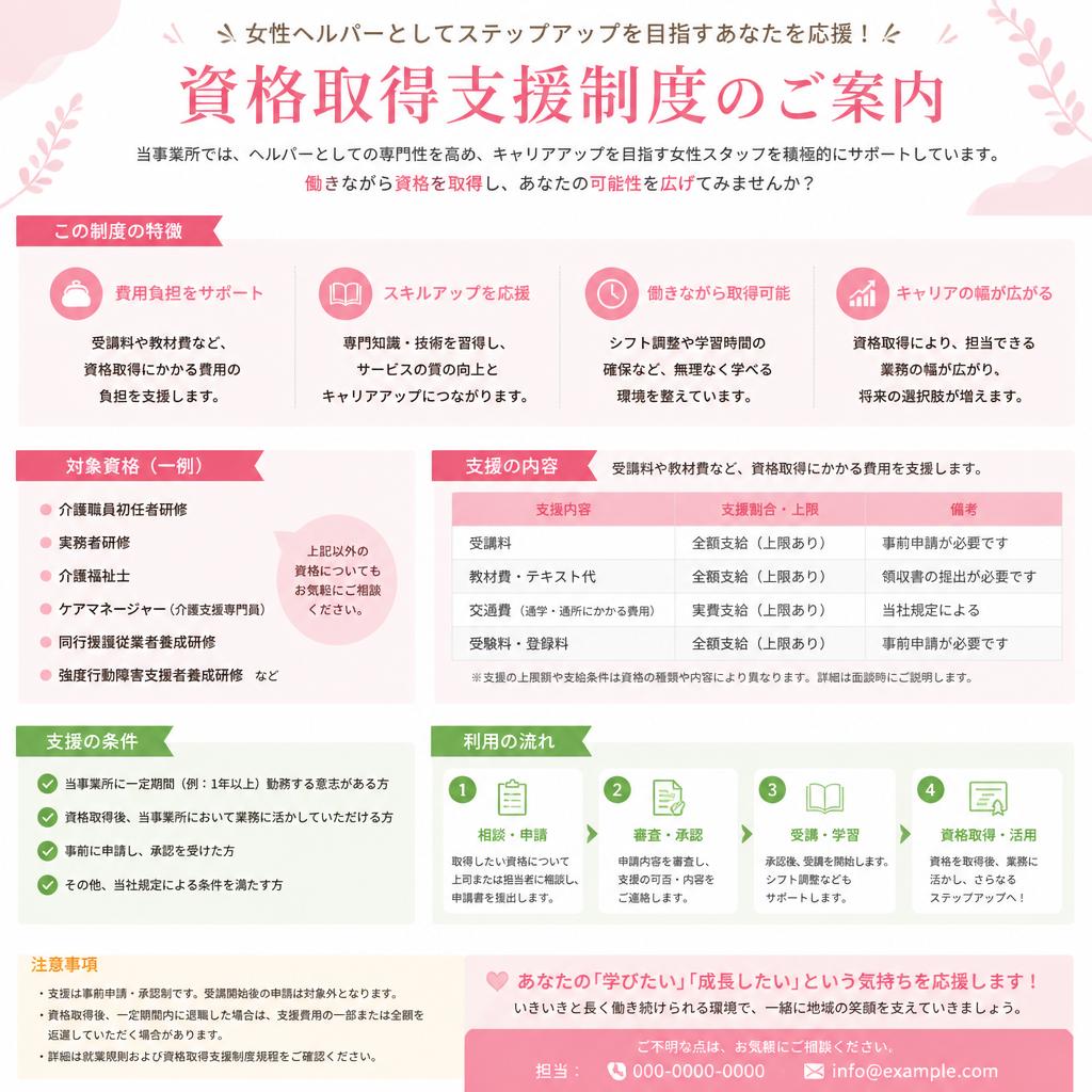 資格取得支援制度