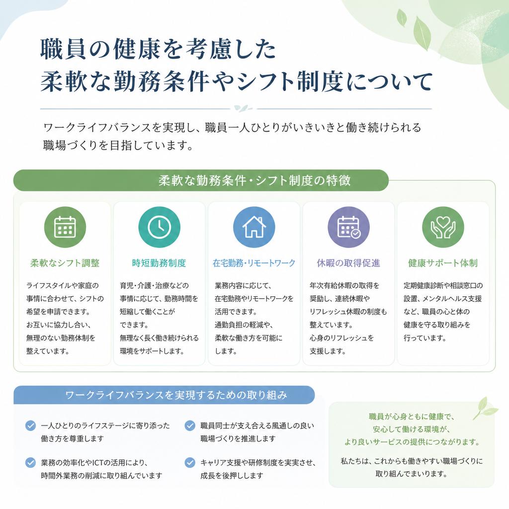 働きやすい職場環境