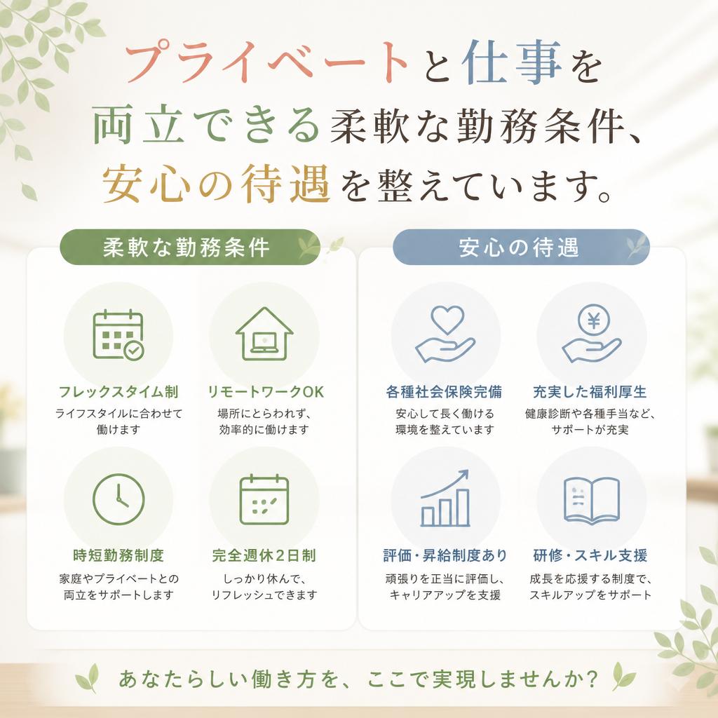 働きやすい環境