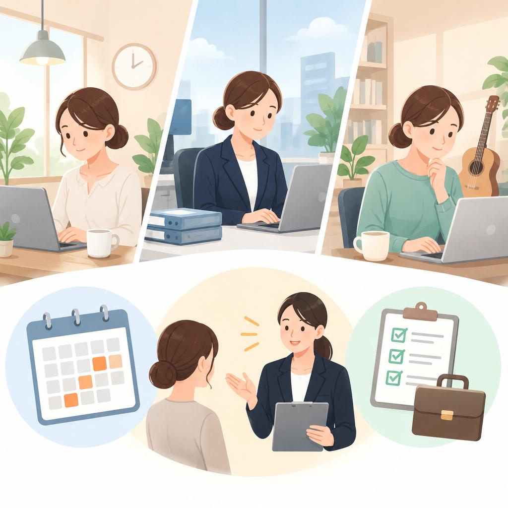 週3日からの希望も、まずは働き方を相談